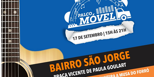 MÚSICA NO PARQUE SÃO JORGE NO SÁBADO, DIA 17