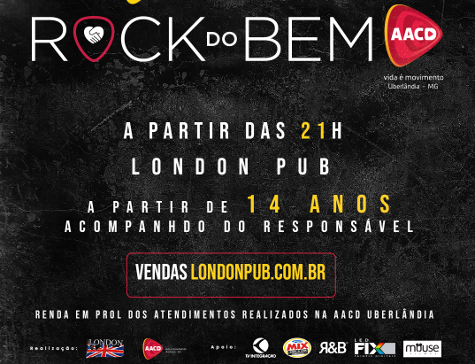 Hoje é dia de Rock do Bem AACD