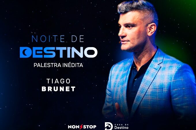 Tiago Brunet apresenta “Noite de Destino” em Uberlândia no dia 19/03