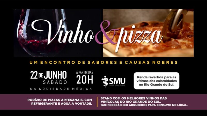 Noite com vinho e pizza irá ajudar vítimas do Sul