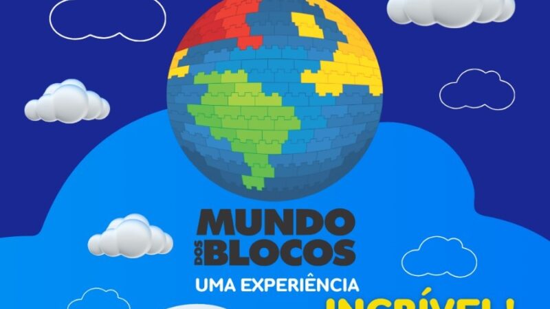 ‘Mundo dos Blocos’ é atração de férias no Center Shopping Uberlândia