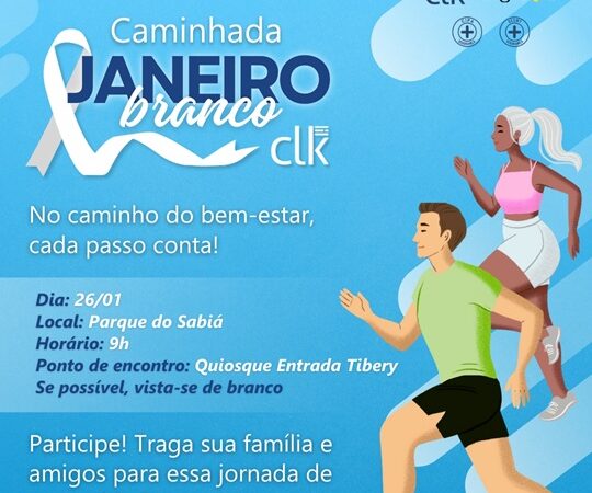 Callink promove caminhada em conscientização ao Janeiro Branco em 26 de janeiro no Parque do Sabiá