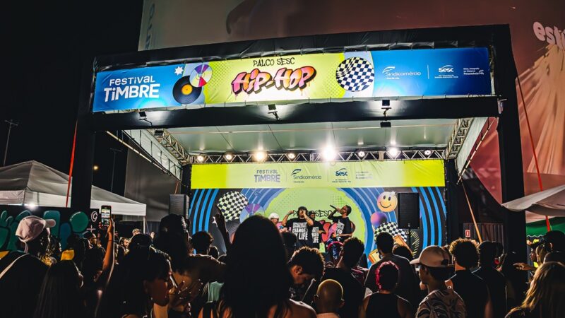 Palco Sesc Hip Hop, realizado pelo Sistema Fecomércio MG, celebra a cultura de rua no Festival Timbre