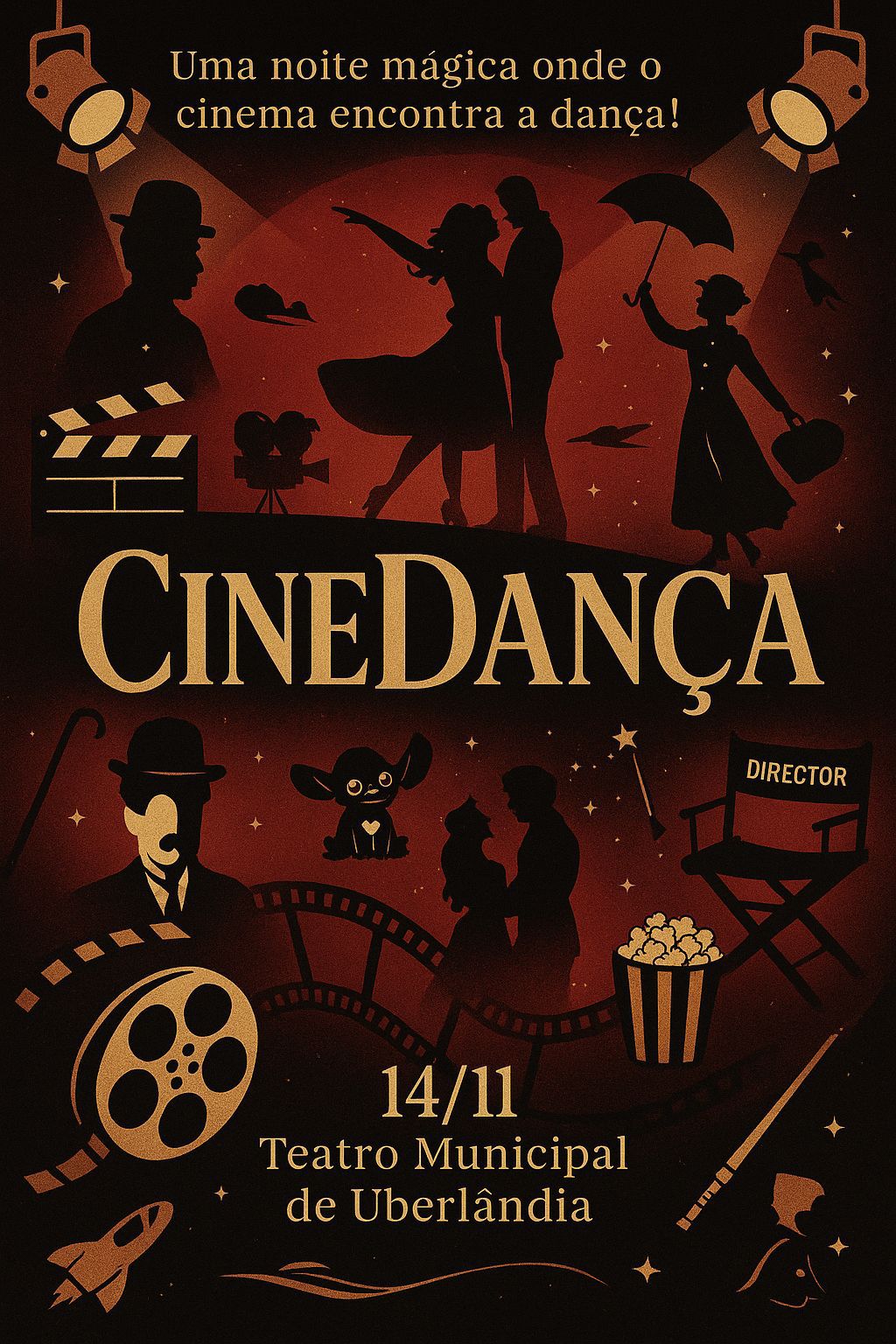 Espetáculo “CineDança – A magia em movimento” estreia em Uberlândia