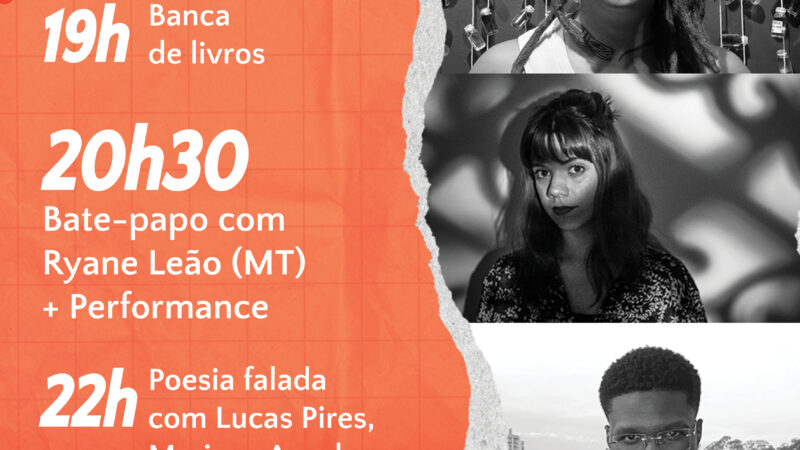 Noite Literária celebra sua última edição do ano com a poesia de Ryane Leão e o som da Black Pantera