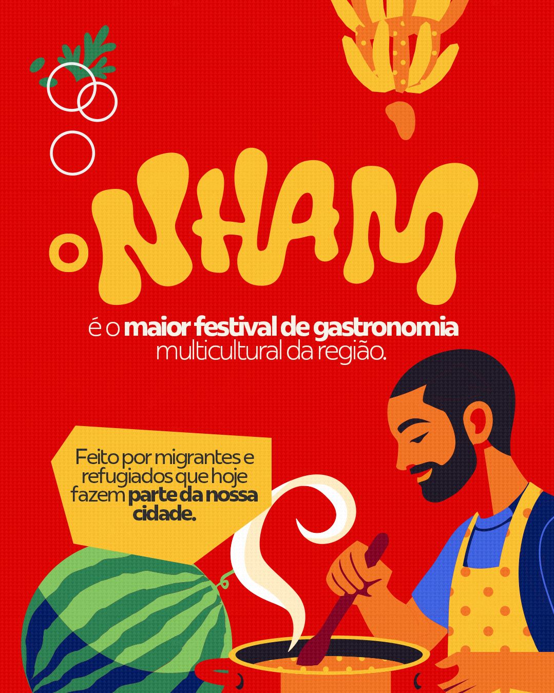 Festival Nham reúne sabores de 15 países e retorna a Uberlândia com entrada gratuita