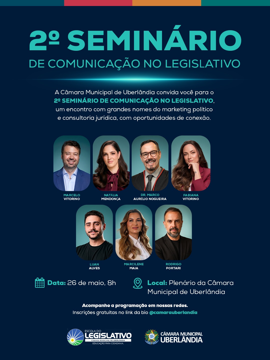 Câmara Municipal de Uberlândia realiza 2º Seminário de Comunicação no Legislativo com especialistas nacionais