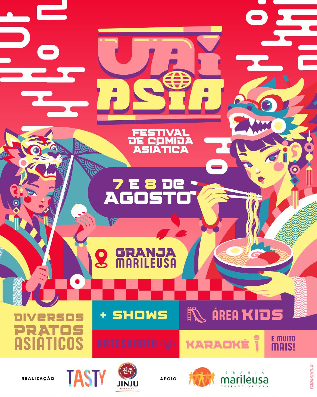 UAI Asia estreia em Uberlândia com festival gratuito de gastronomia e cultura asiática