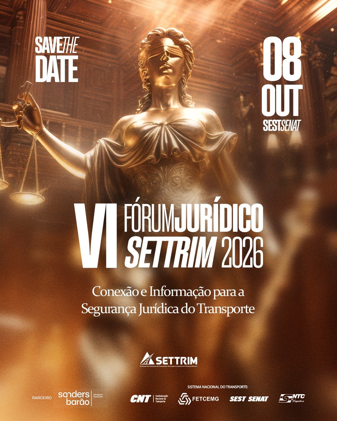 6º Fórum Jurídico do SETTRIM debate novas regras do frete, Reforma Tributária e futuro do transporte de cargas