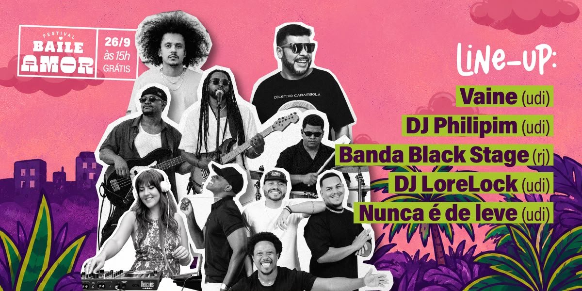 Baile Amor marca reabertura do Terrerão do Samba com programação gratuita de música e gastronomia mineira