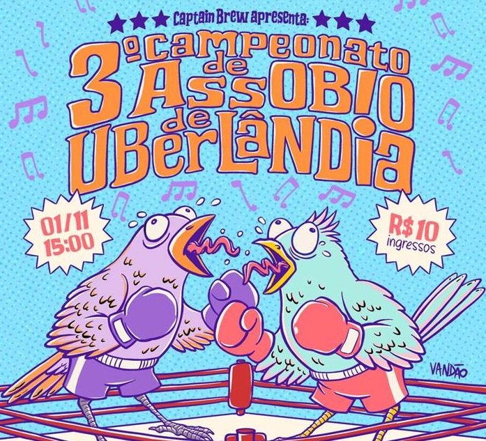 3º Campeonato de Assobio de Uberlândia reúne competição inusitada, música ao vivo e prêmios