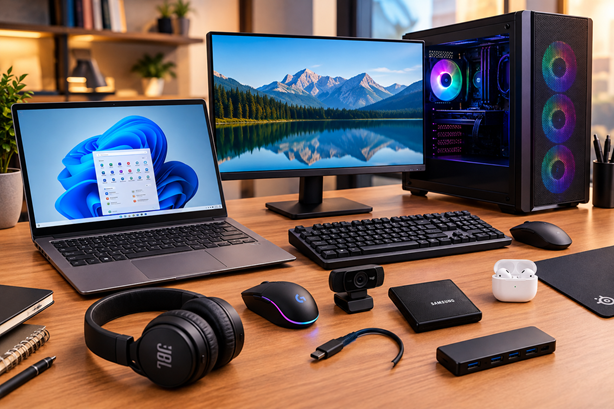 Como escolher equipamentos de informática: o que avaliar antes de comprar notebook, PC e acessórios